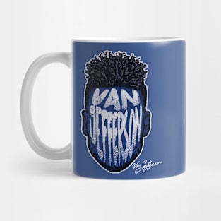 Van Jefferson Los Angeles R Player Silhouette Mug